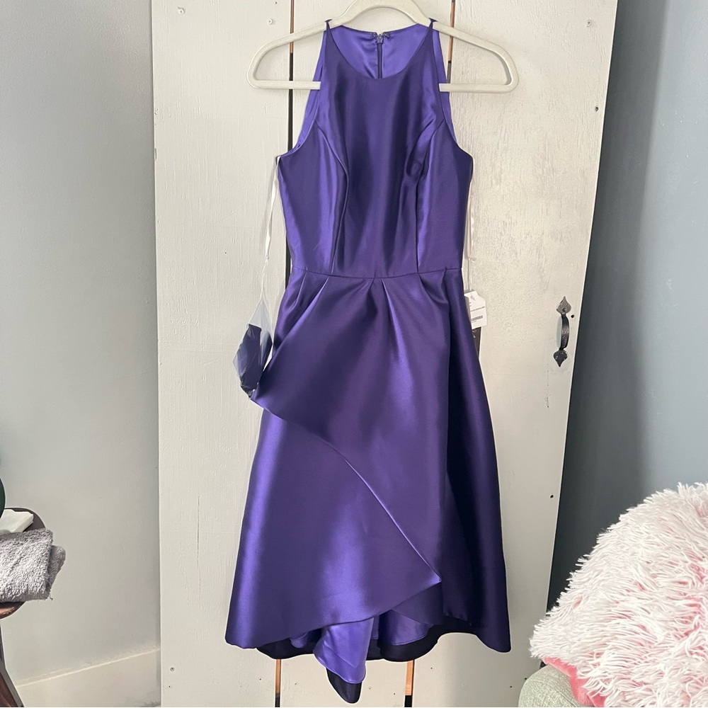Lela Rose Bridesmaid Rich Purple Formal Dress Size 0